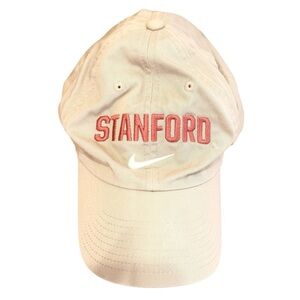 Stanford Nike Adjustable Cap Beige Red Embroidered